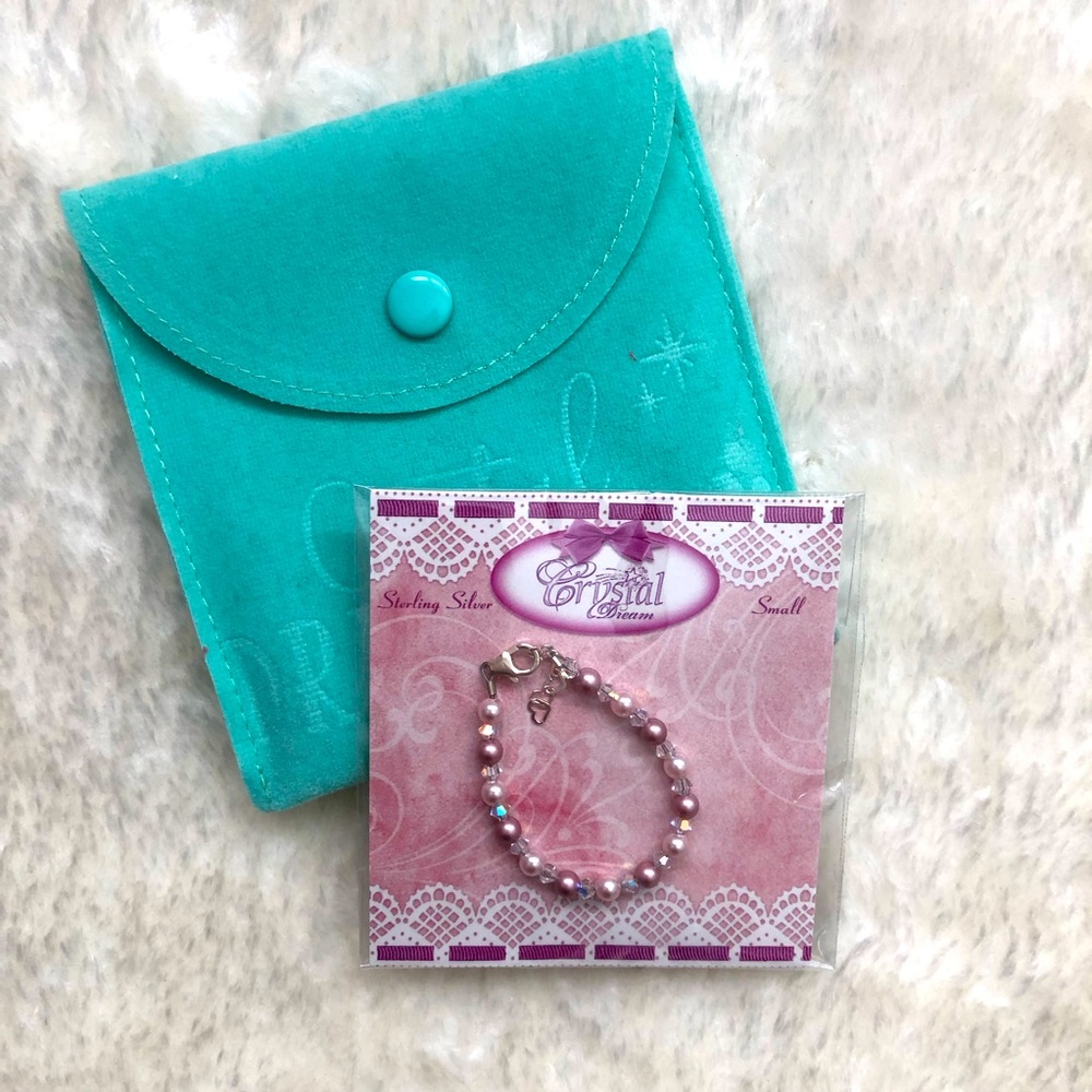 🍁 2/$10 Crystal Dream Sterling Silver Baby Bracelet